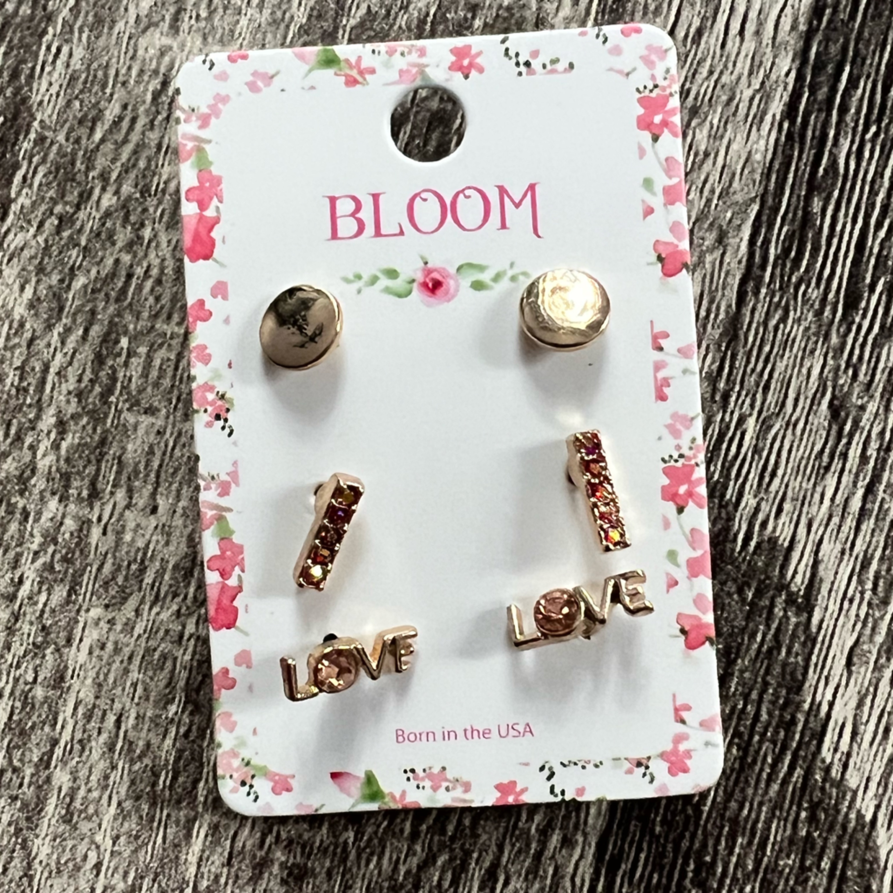 Bloom Stud Earring Set